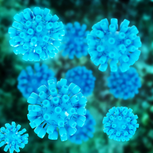 Hepatitis Virus - 3D Render