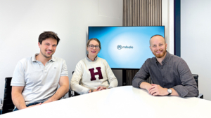 Dr. David Jürgens (CSO), Leonie Deßloch (CTO) und Dr. Benjamin Winkeljann (CEO)