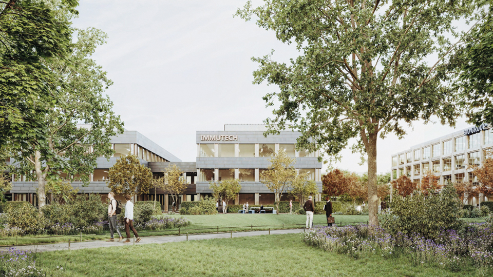 Der Life Science Campus in zentraler Lage und unmittelbarer Anbindung an Wissenschaft und Forschung