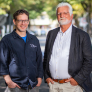 DiaMonTech-Co-Founder Thorsten Lubinski und Prof. Dr. Werner Mäntele