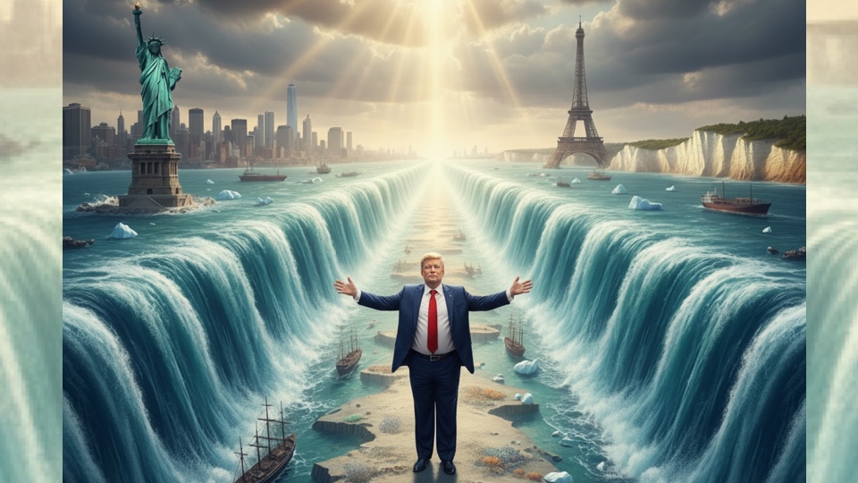 960 x 540 trump teilt ozean_aimcom KI USA und Europa am Scheideweg