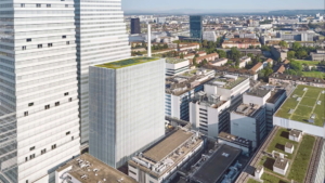 bau12_assets.roche Kopie Im Vergleich zu Turm 1 und 2 nur ein kleiner Bruder, der geplante Neubau von Roche in Basel