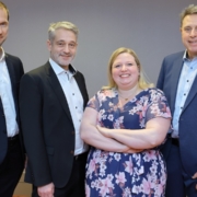 Der neue BVMA-Vorstand (v.l.): Dr. Marc Rohde, Ralf Freese, Ninon Armbrust, Martin Krauss