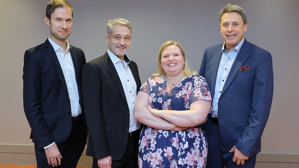 Der neue BVMA-Vorstand (v.l.): Dr. Marc Rohde, Ralf Freese, Ninon Armbrust, Martin Krauss