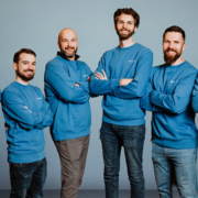 Recare Leadership Team (v.l.): Jono van Deventer (Interim Director of Product), Miguel Pereira (Director of Engineering), Christian Lenski (Director of Growth/Revenue), Christian Degenhardt (Director of Finance), Maximilian Greschke (CEO, Gründer), Moritz Küpper (Chief of Staff)