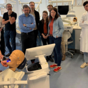 Demonstration der Intraoral-Sonde im Rahmen des Projektauftakts von
KARiSO-3D