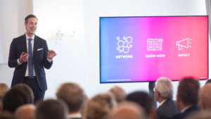Adrian Hunn, Direktor Swiss Medtech, auf der Mitgliederversammlung in Lugano