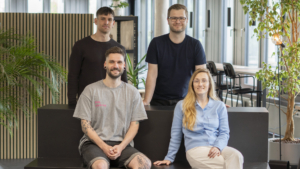 Das Sapientec-Team: Simon Thimm, Niklas Rettig, Patrick Schülein und
Mareike Matz-Kellner (v.l.)