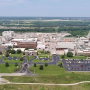 Nicht ganz klein und doch noch Platz zum weiteren Ausbau, Evonik-Standort in Indiana (USA)