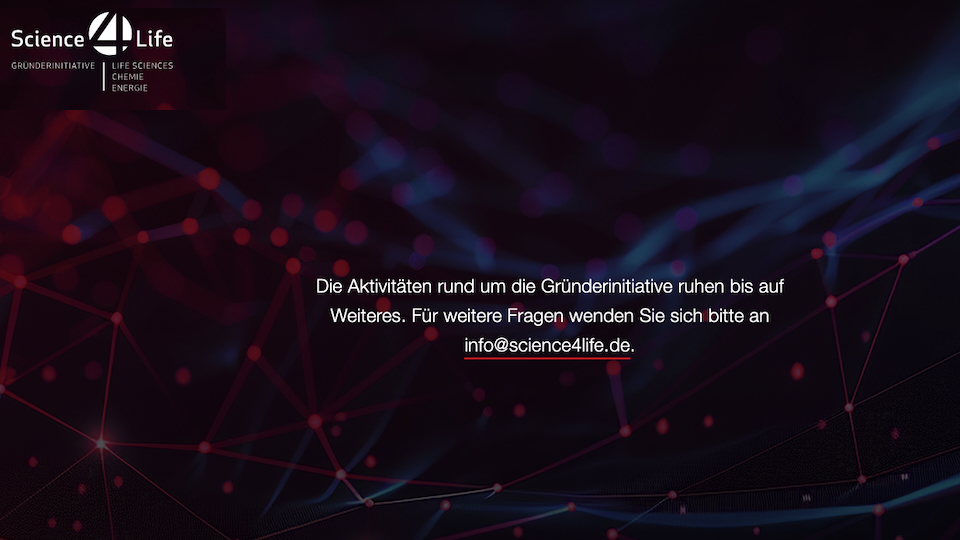Screenshot Plötzlich kein Anschluss mehr unter dieser Webseite