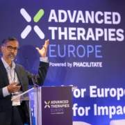 Caption: Professor Jacob George, Chief Medical and Scientific Officer at the MHRA presenting his keynote speech at Phacilitate Advanced Therapies Europe, 2026