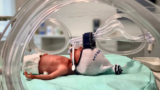 Das InhalPlus Bypass-System an einem Frühgeborenen-Modell im Inkubator